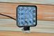 ФАРА LED КВАДРАТНА 48W 6000K (16 ДИОДІВ) (8.5СМ Х 8.5СМ Х 1.5СМ) MINI 2495519451 фото 9